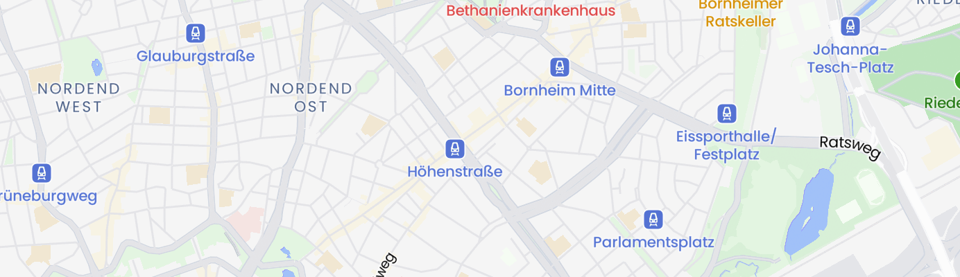 Karte mit dem ungefähren Standort