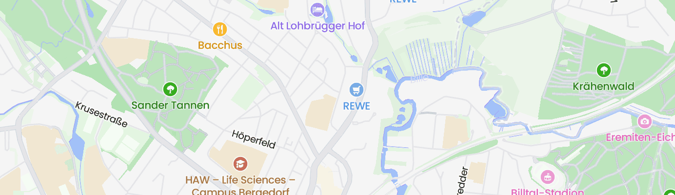 Karte mit dem ungefähren Standort