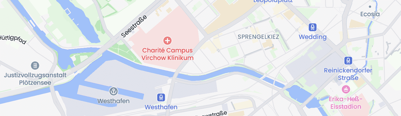 Karte mit dem ungefähren Standort