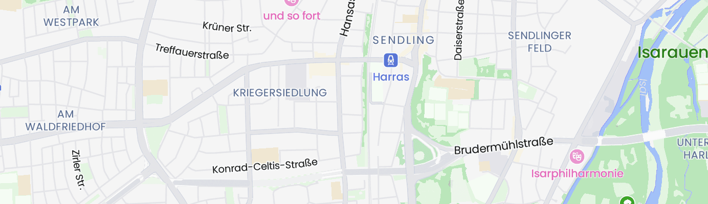 Karte mit dem ungefähren Standort