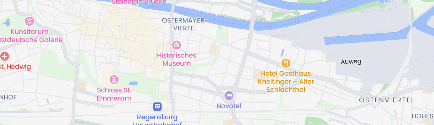 Karte mit dem ungefähren Standort