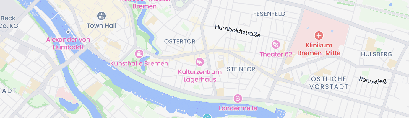 Karte mit dem ungefähren Standort