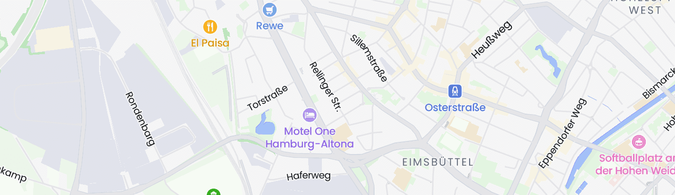 Karte mit dem ungefähren Standort