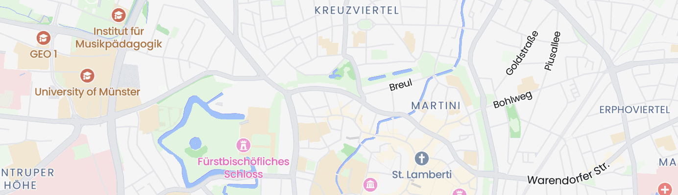 Karte mit dem ungefähren Standort