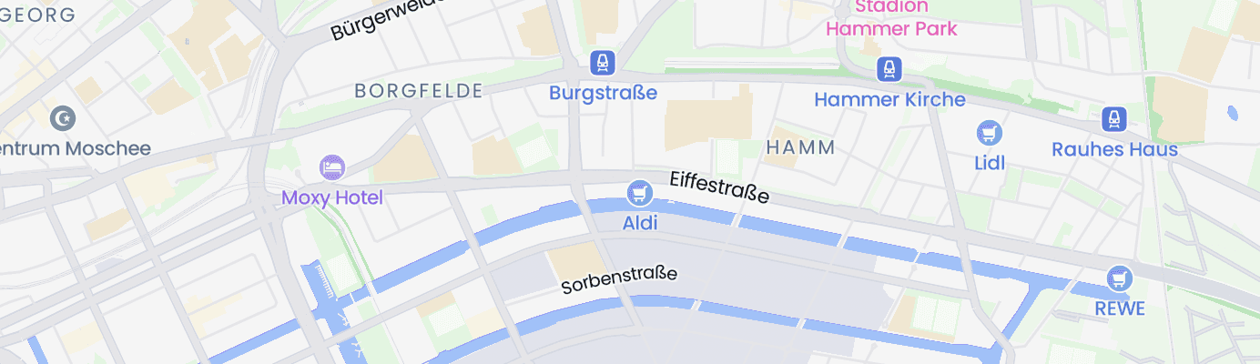 Karte mit dem ungefähren Standort