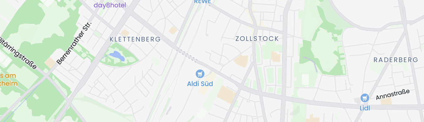 Karte mit dem ungefähren Standort