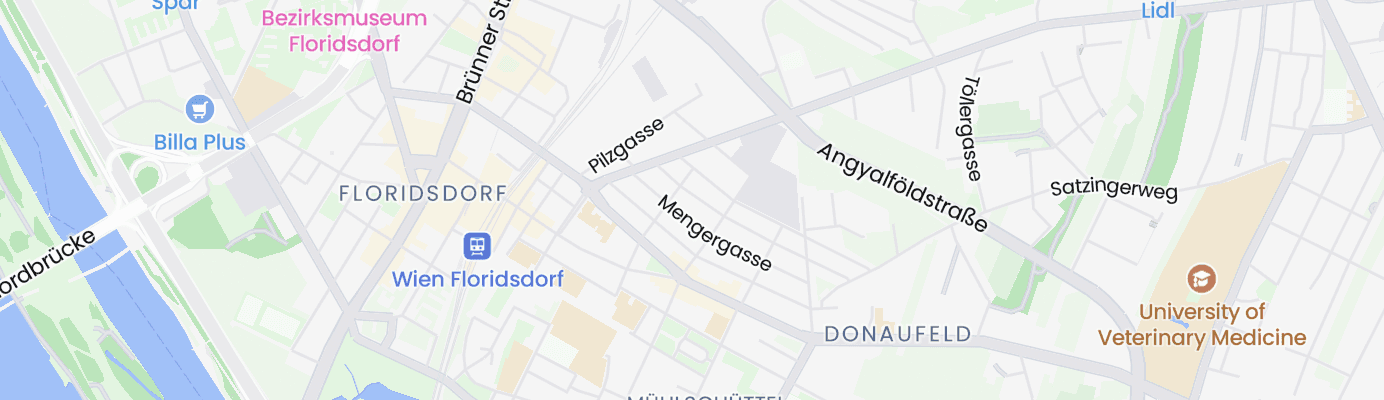 Karte mit dem ungefähren Standort