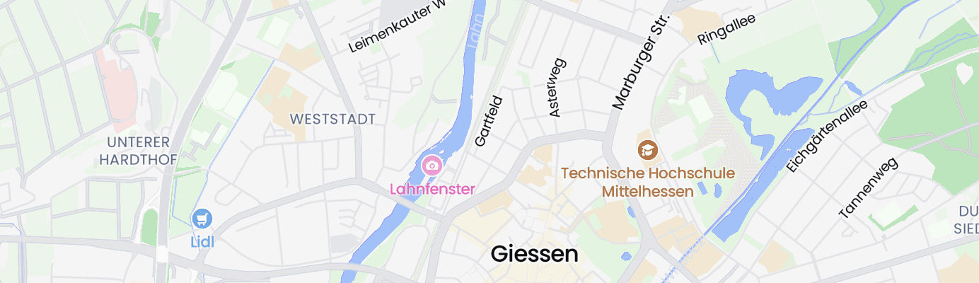 Karte mit dem ungefähren Standort
