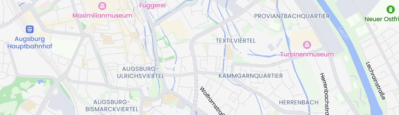 Karte mit dem ungefähren Standort