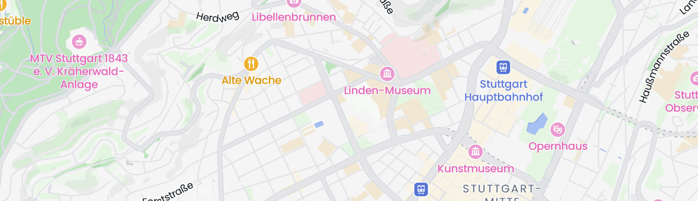 Karte mit dem ungefähren Standort