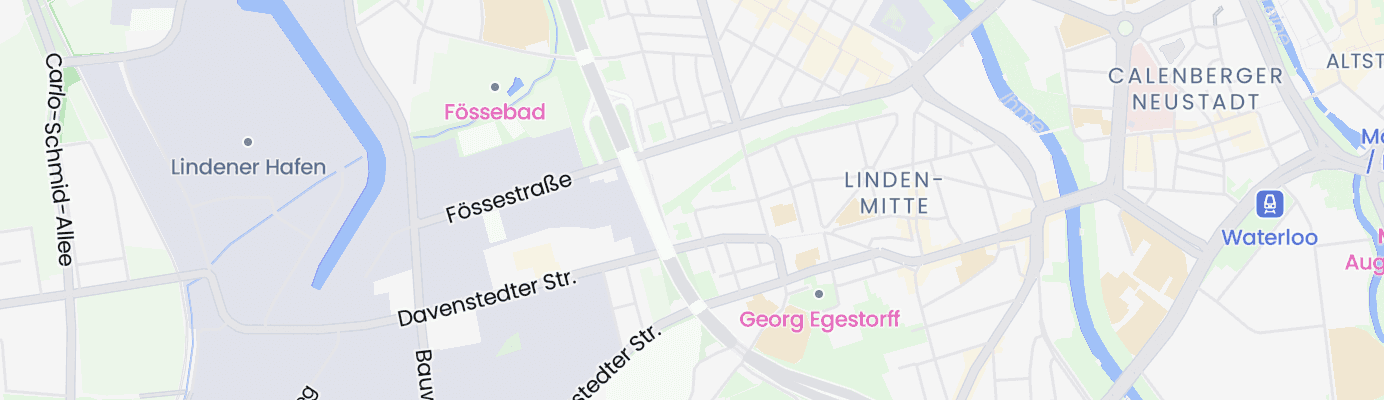 Karte mit dem ungefähren Standort