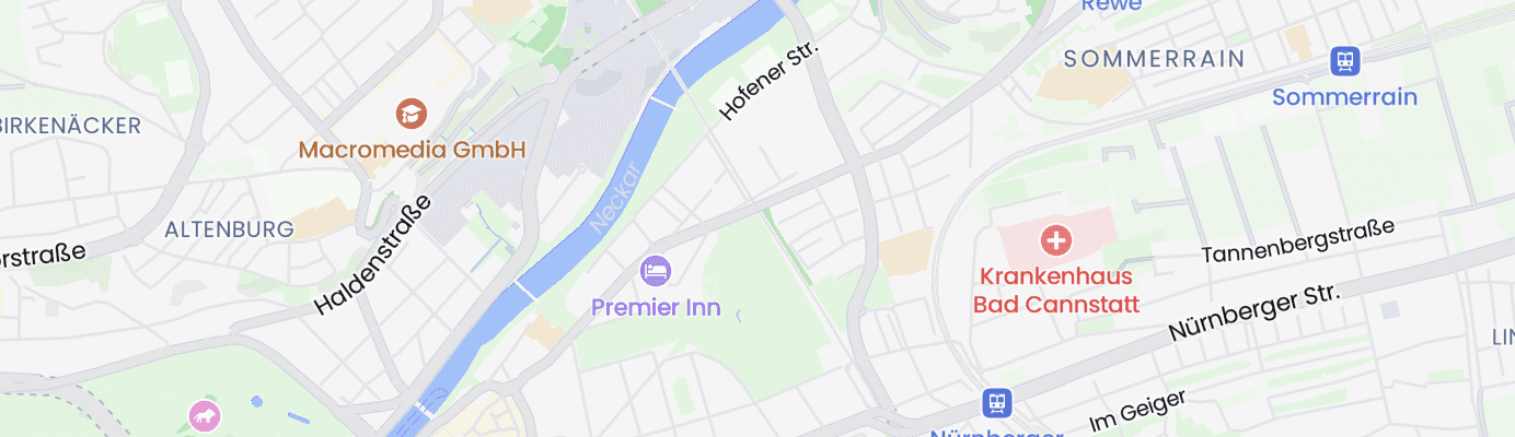 Karte mit dem ungefähren Standort