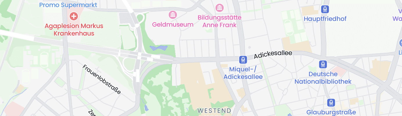 Karte mit dem ungefähren Standort
