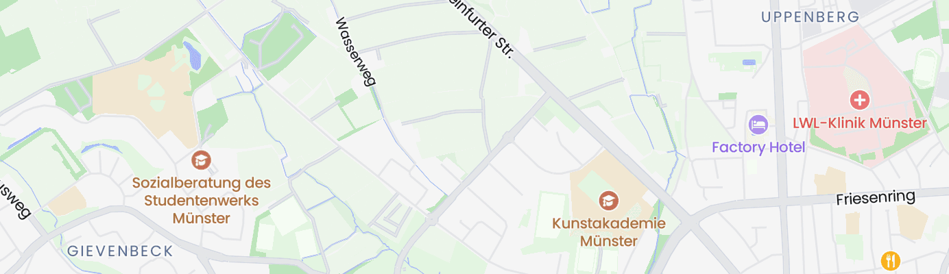 Karte mit dem ungefähren Standort