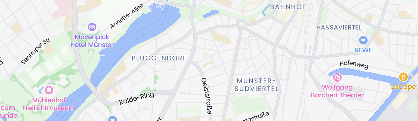 Karte mit dem ungefähren Standort