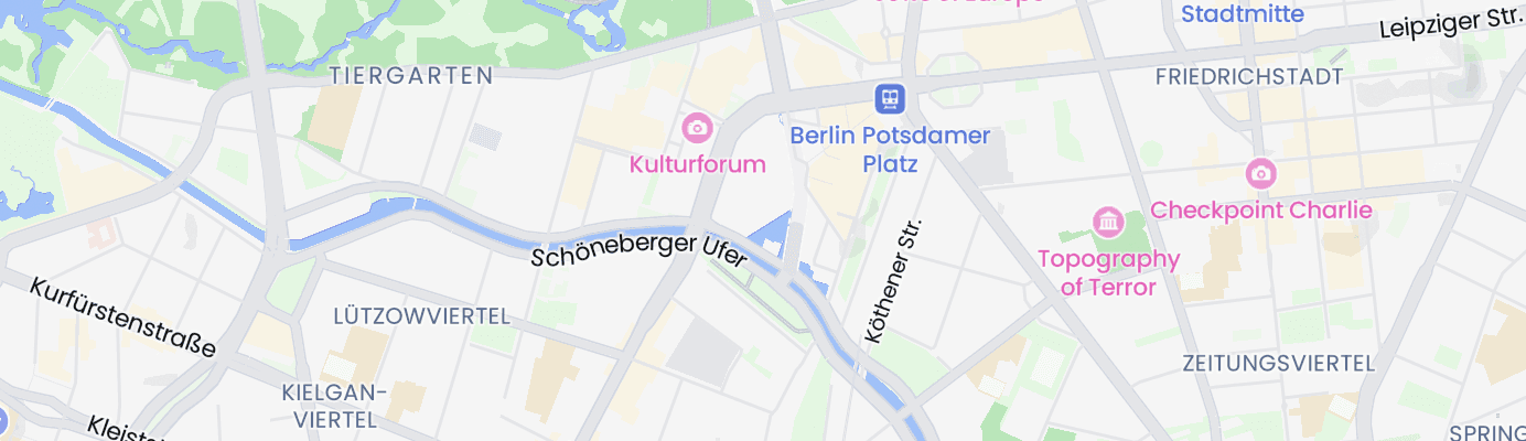 Karte mit dem ungefähren Standort