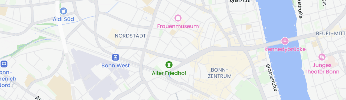 Karte mit dem ungefähren Standort
