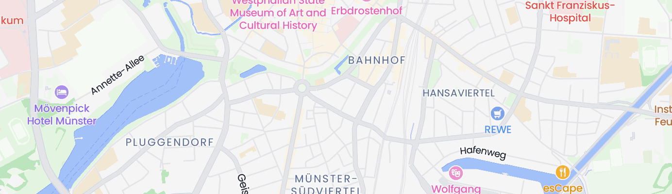 Karte mit dem ungefähren Standort