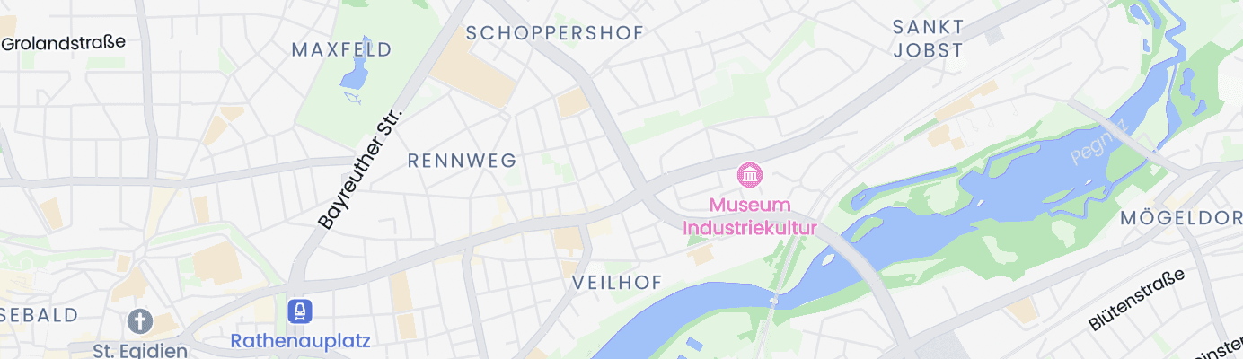 Karte mit dem ungefähren Standort