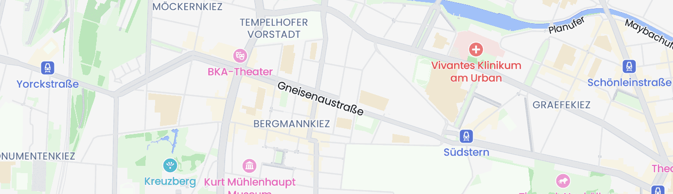 Karte mit dem ungefähren Standort