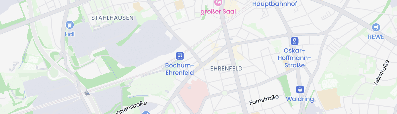 Karte mit dem ungefähren Standort