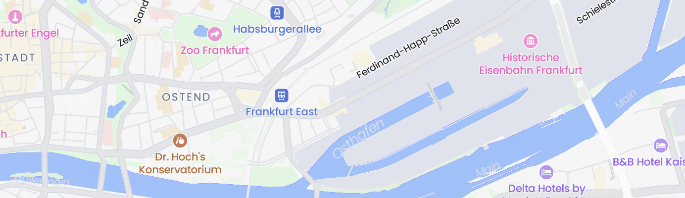 Karte mit dem ungefähren Standort