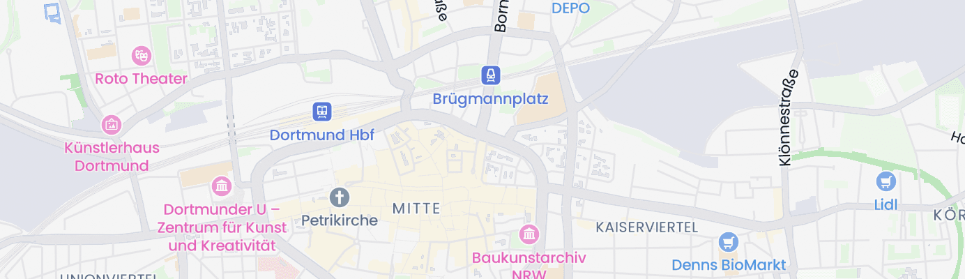 Karte mit dem ungefähren Standort