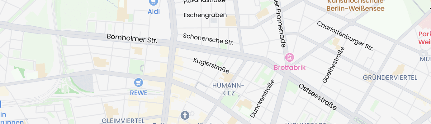 Karte mit dem ungefähren Standort