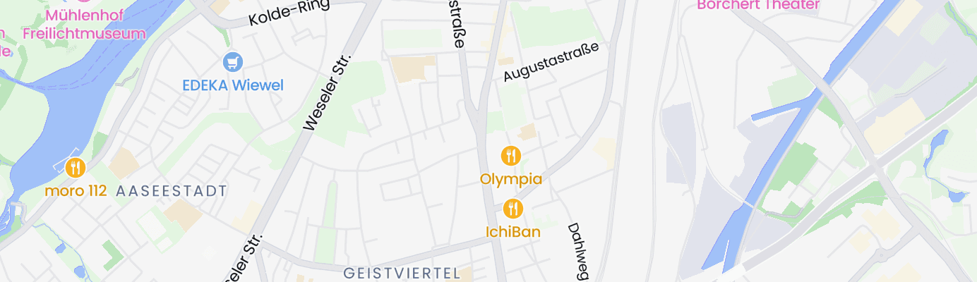 Karte mit dem ungefähren Standort