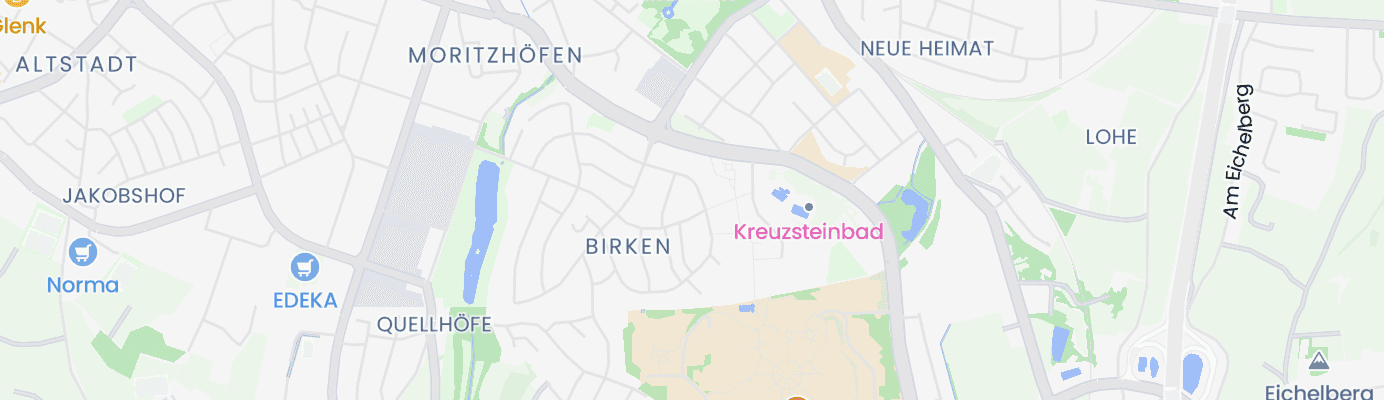 Karte mit dem ungefähren Standort