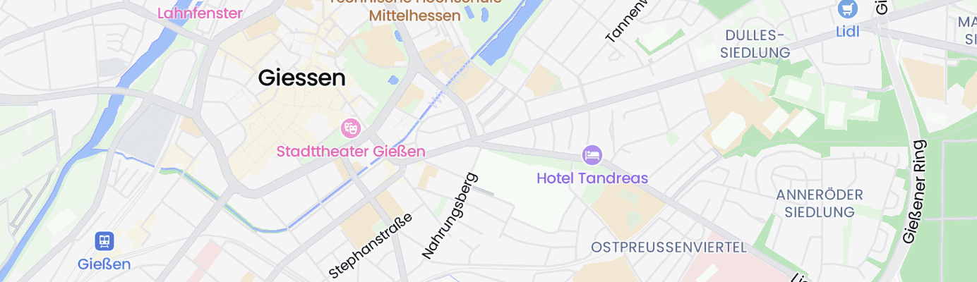 Karte mit dem ungefähren Standort