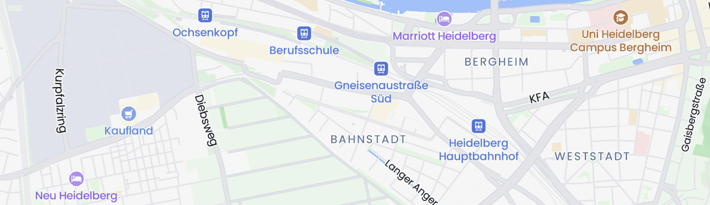 Karte mit dem ungefähren Standort