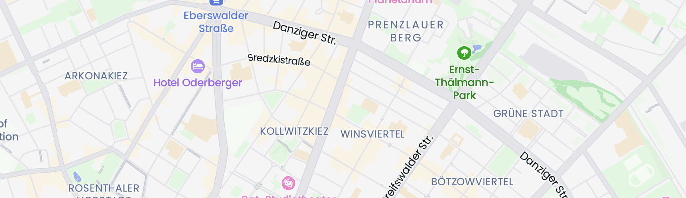 Karte mit dem ungefähren Standort