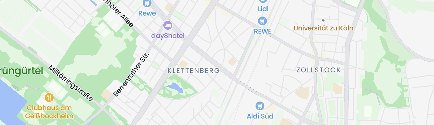 Karte mit dem ungefähren Standort