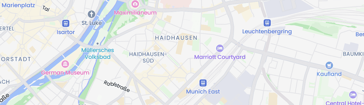 Karte mit dem ungefähren Standort