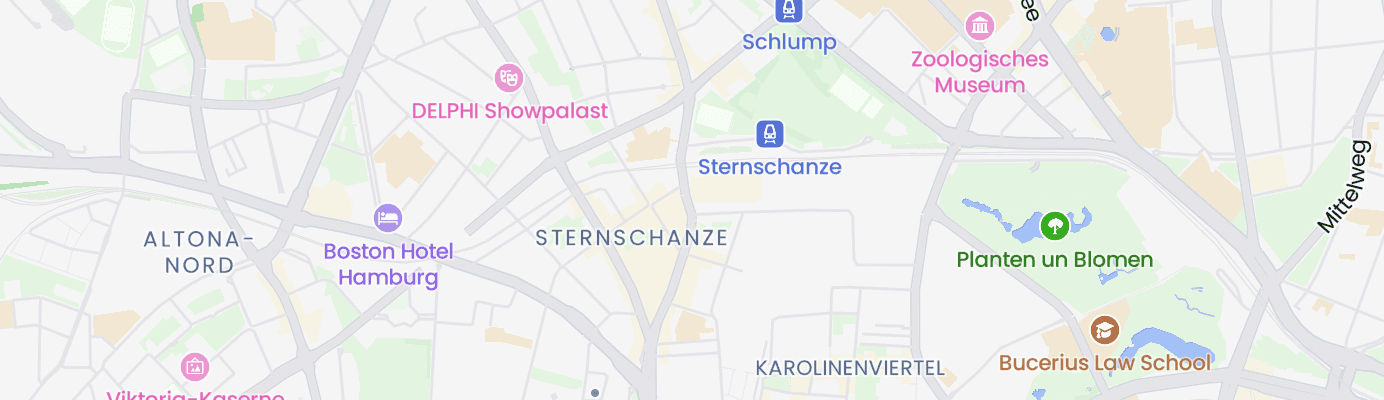 Karte mit dem ungefähren Standort