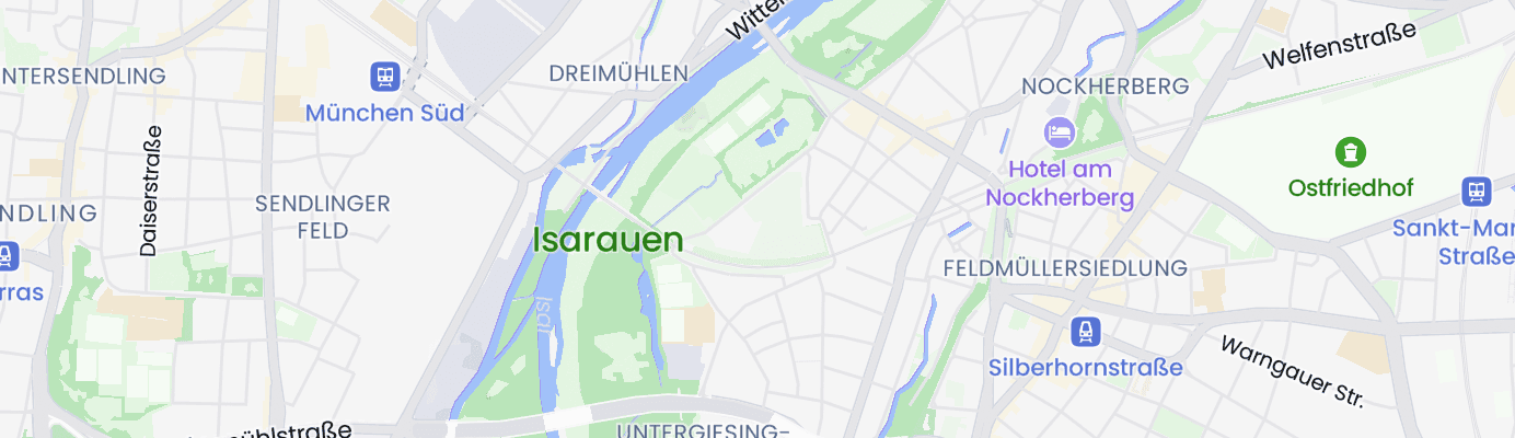 Karte mit dem ungefähren Standort