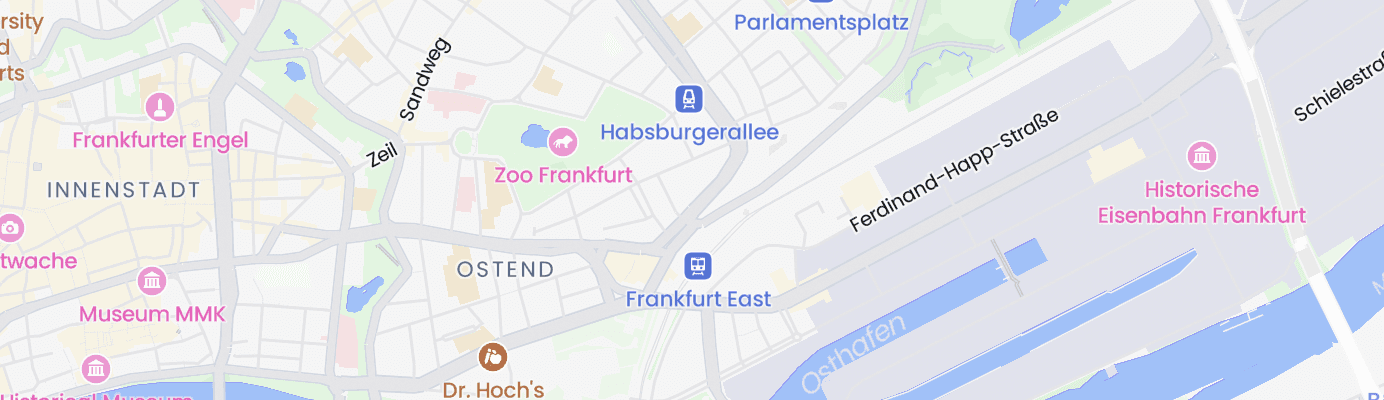 Karte mit dem ungefähren Standort