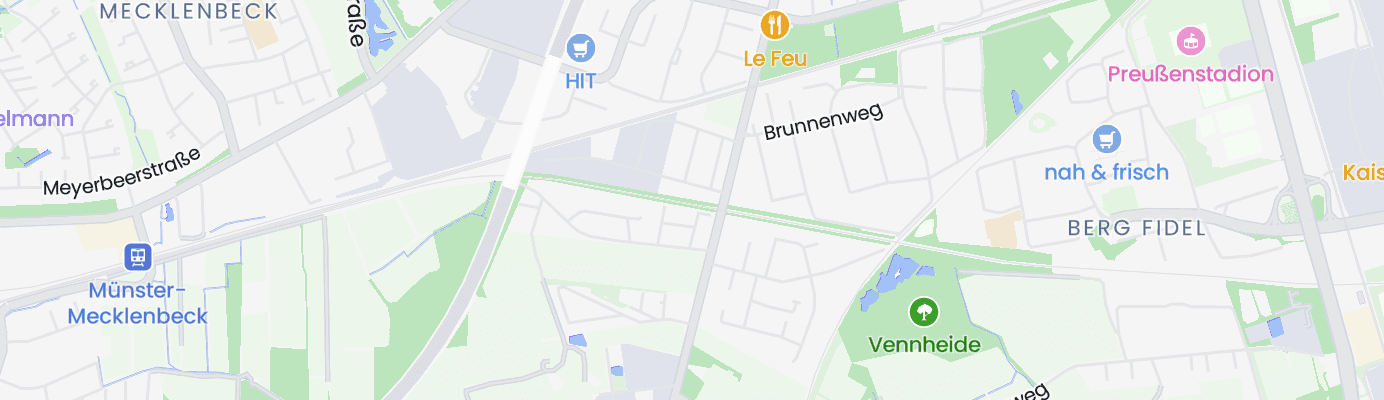 Karte mit dem ungefähren Standort