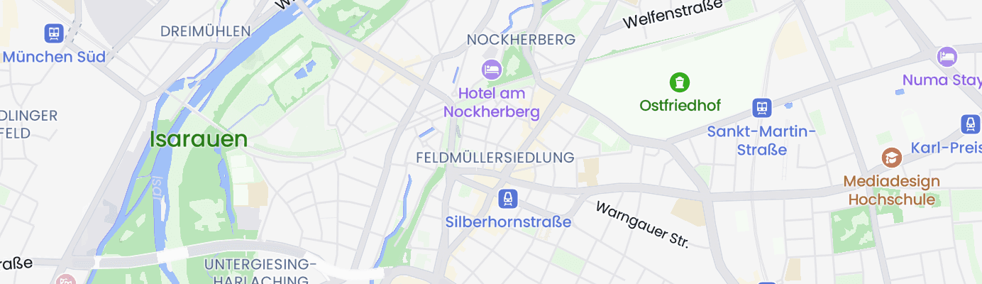 Karte mit dem ungefähren Standort