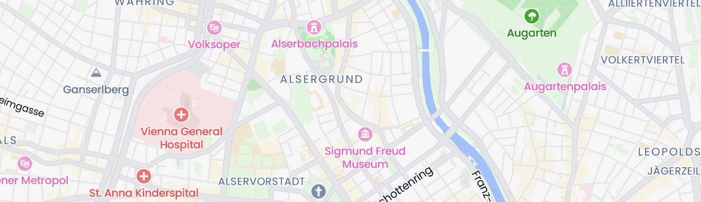 Karte mit dem ungefähren Standort