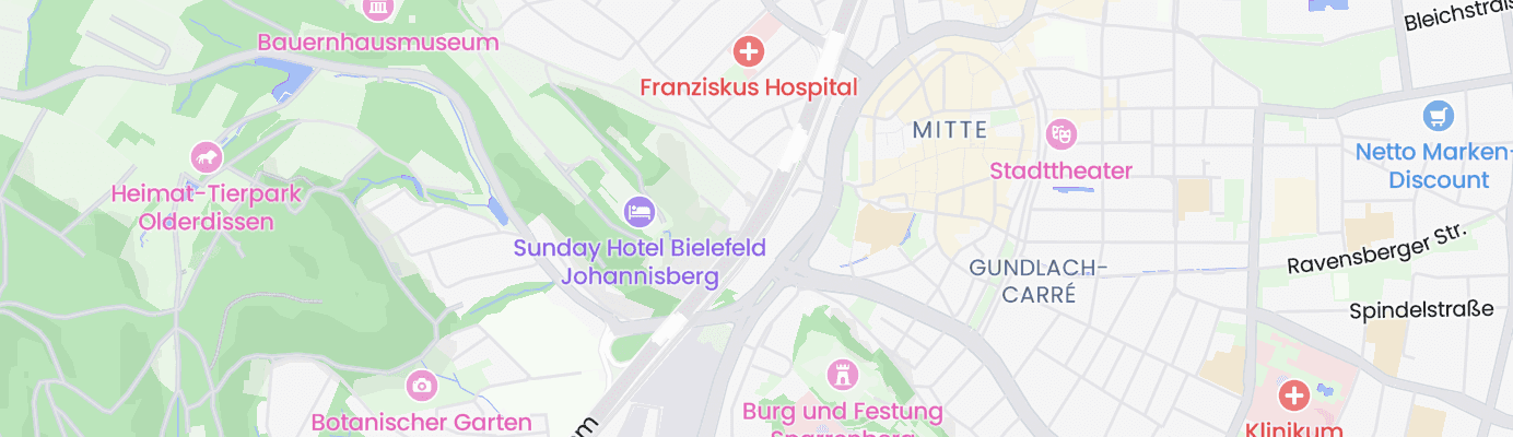 Karte mit dem ungefähren Standort