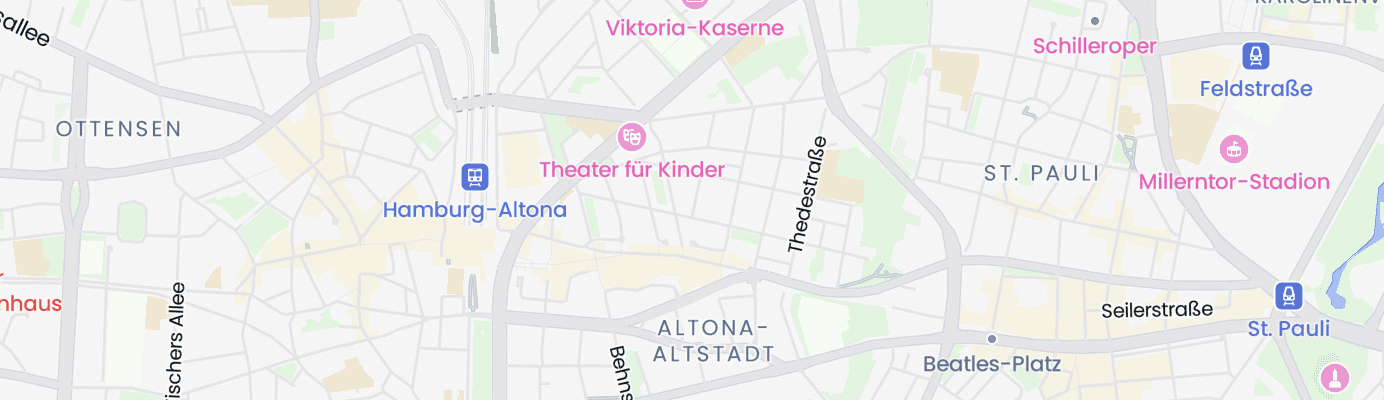 Karte mit dem ungefähren Standort