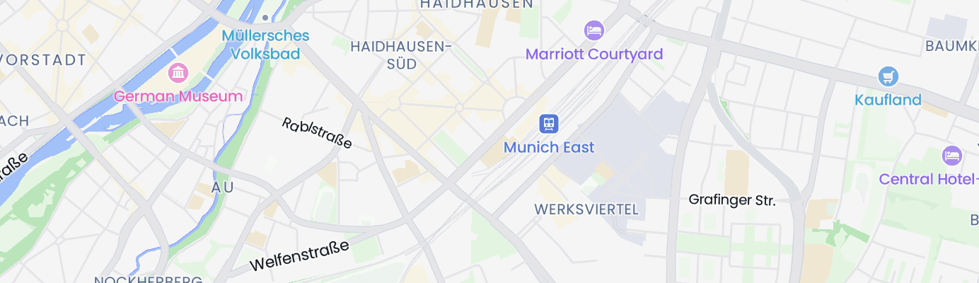 Karte mit dem ungefähren Standort