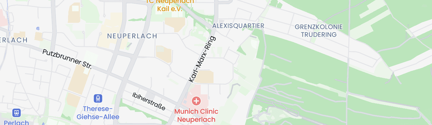 Karte mit dem ungefähren Standort
