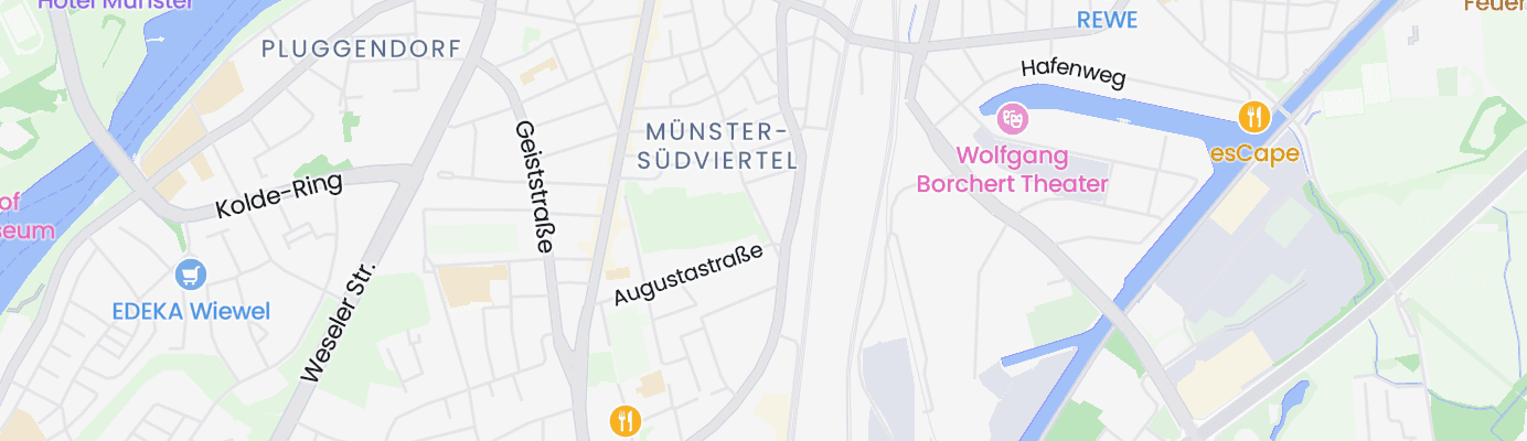 Karte mit dem ungefähren Standort