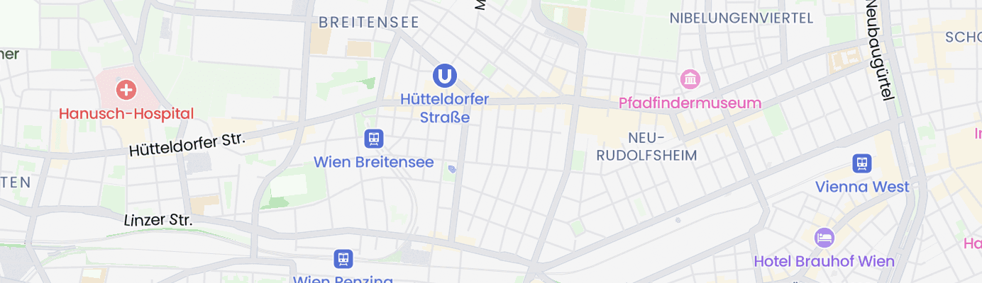 Karte mit dem ungefähren Standort