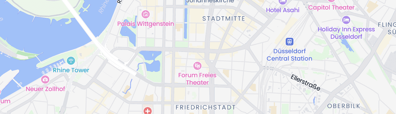 Karte mit dem ungefähren Standort