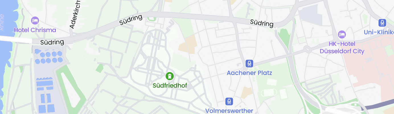 Karte mit dem ungefähren Standort