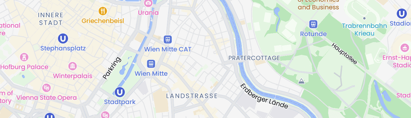 Karte mit dem ungefähren Standort